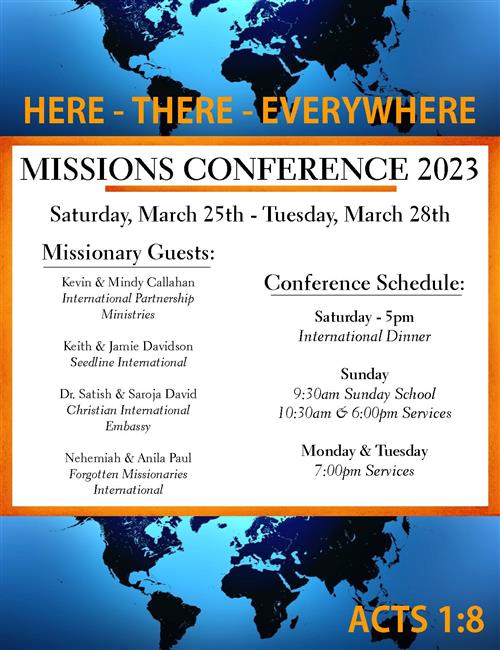 missions conf